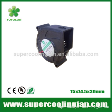 75x75x30mm 12V 24V 3000rpm high flow 7530 dc blower fan